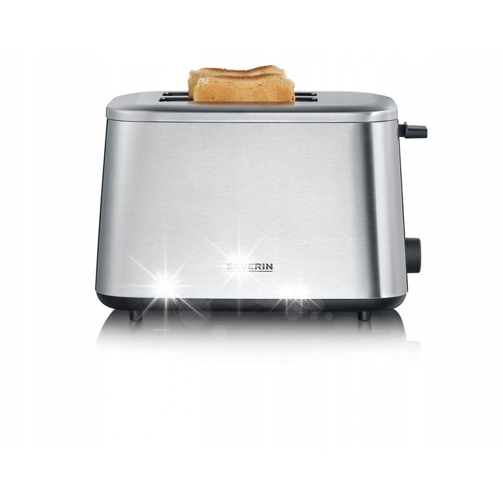 Тостер Severin AT2513, 1600W, турбо функция, инокс, XXL