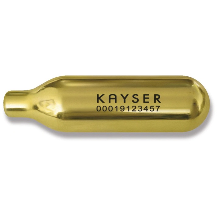CO2 патрони за газирана вода, Kayser 7.5g 25 броя златни 7.5g