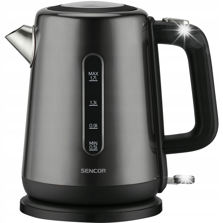 Fierbator electric Sencor SWK 1226GD 1,2L 2150W, inox, aurie