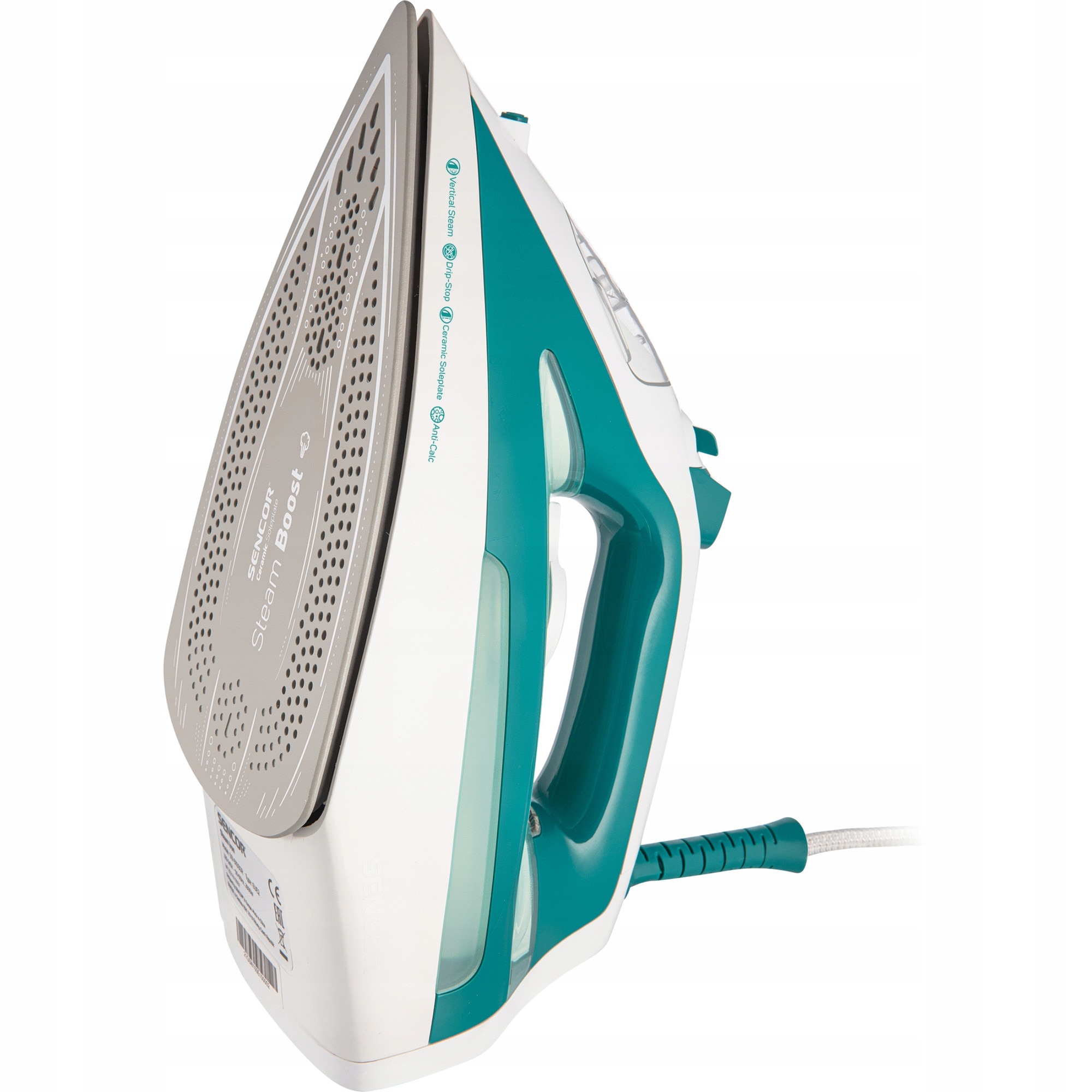 Fier de calcat cu abur Sencor SSI 6100GR ceramic verde 470ml 2600W