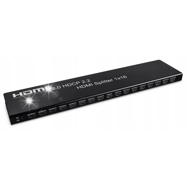 Сплитер HDMI 1x16 SPH-RS116_V20 4K 60 Hz HDR