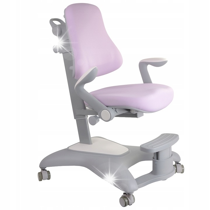 Офис стол Spacetronik за момичета, регулируема височина, лилав