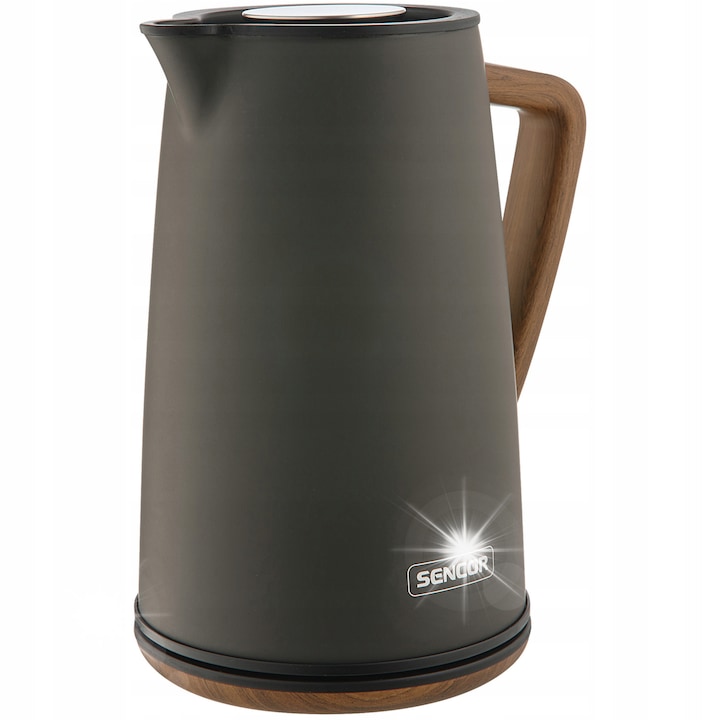 Fierbator electric Catler BM 502 Anna, 0,6L, verde, cu reglare temperatura 40-100C, panou tactil
