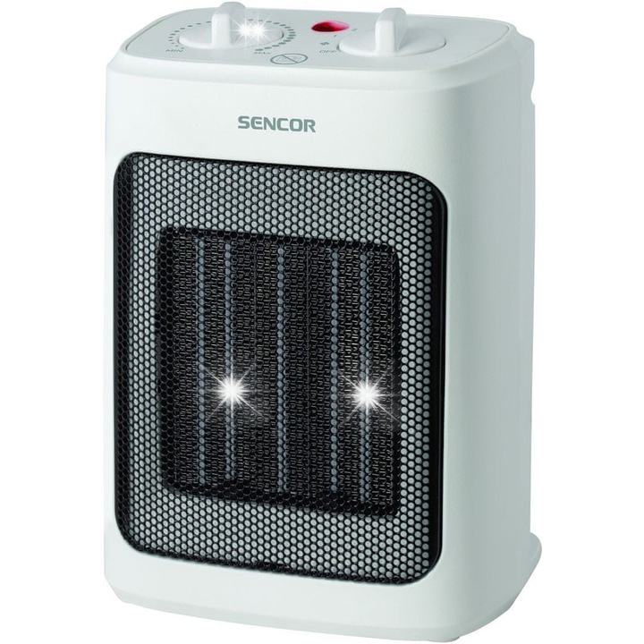 Sencor SFH 7600WH hősugárzó, 2000W, fekete-fehér, 23,1x16,4x12,3cm