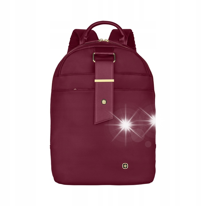 Laptop hátizsák 13", Wenger, Alexa, bordó, 17x28x39cm, 11l