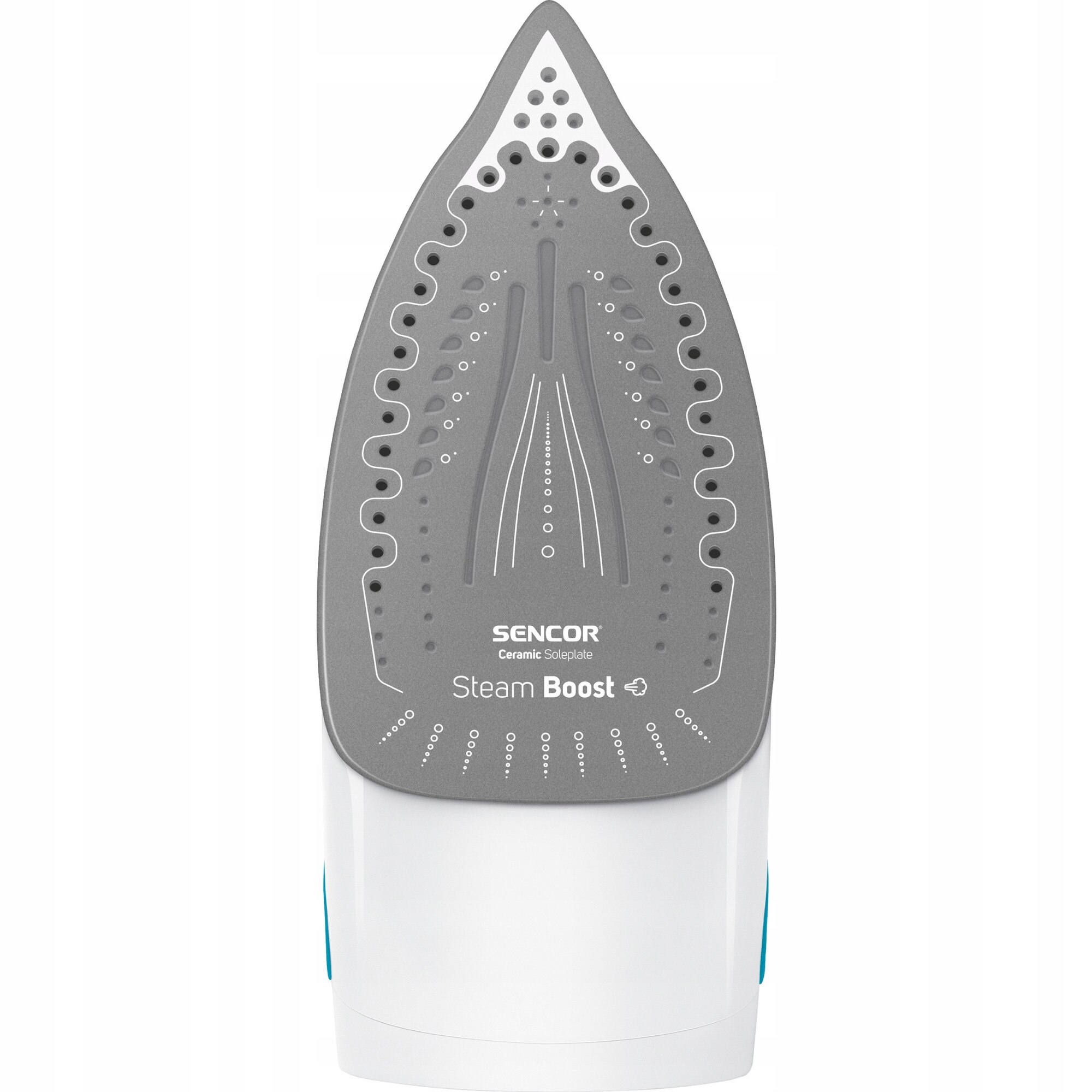 Fier de calcat cu abur Sencor SSI 2800BL, ceramic, albastru, 2200W, 220ml