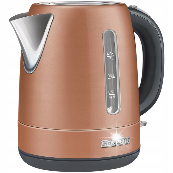 Fierbator electric Sencor SWK 0550WH, 1.7L, 2200W, alb, cu filtru detasabil