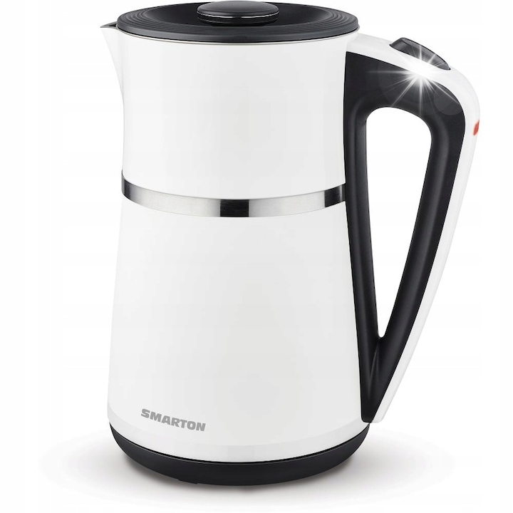 Fierbator electric Sencor SWK 1018RS 1L 1100W rozpink, compact, cu filtru anti-calcar