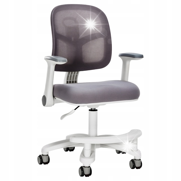 Ергономичен офис стол Spacetronik, сив