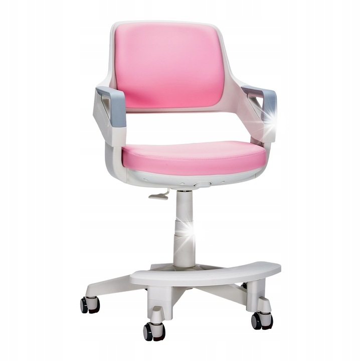 Детски офис стол, Spacetronik, розов, регулируем