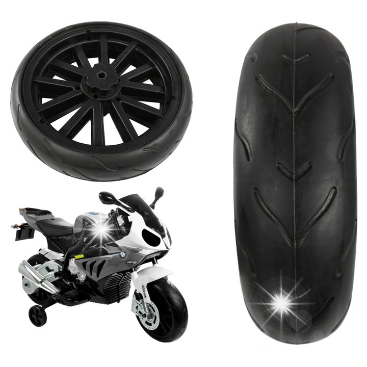 Задно колело Lean, за детски мотоциклет BMW S1000, 30x10x30см