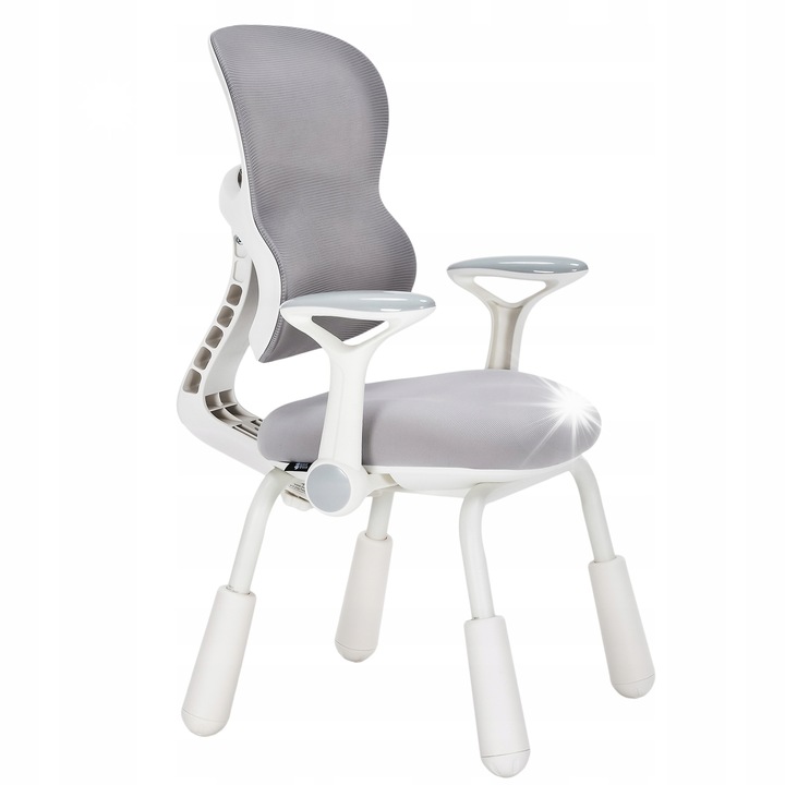 Офис стол Spacetronik, регулируем, сив, 100кг