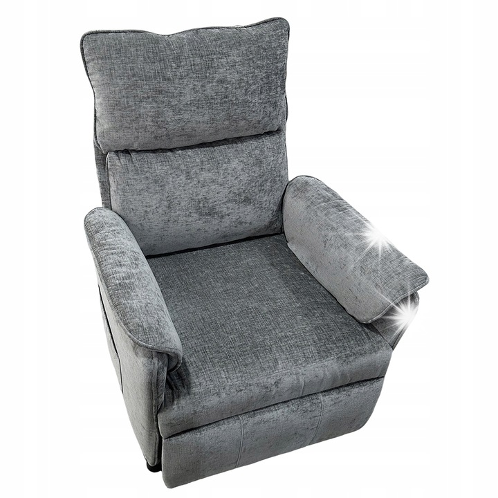 Фотьойл Spacetronik, електрически, текстилен, разтегателен, с поставка за крака