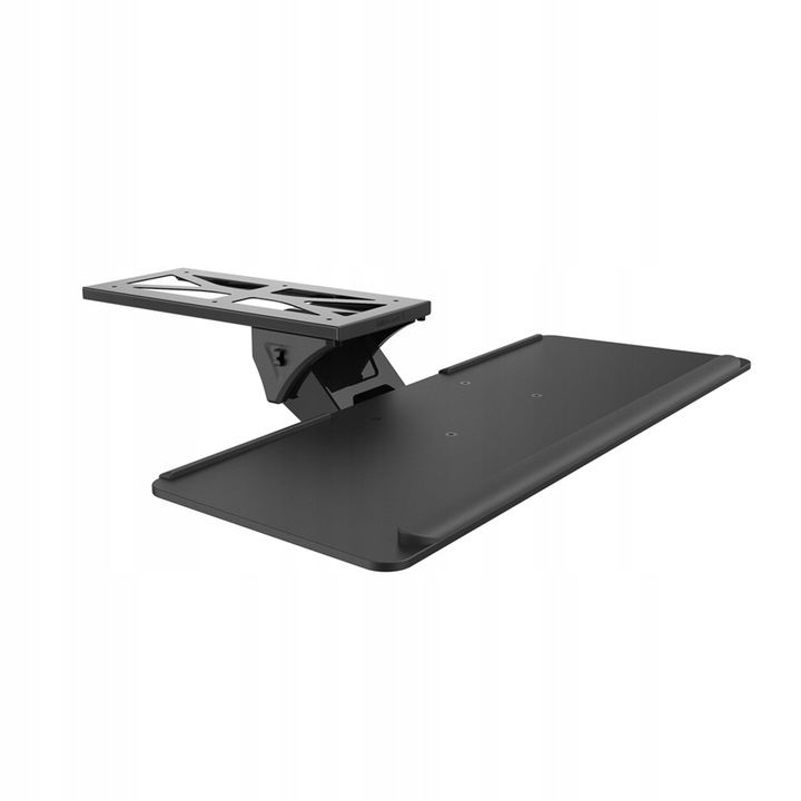 Spacetronik SPB-111B billentyűzet tartó, fekete, 66,4x24,5cm, állítható magasság 11,5cm, dőlésszög 20°-16°