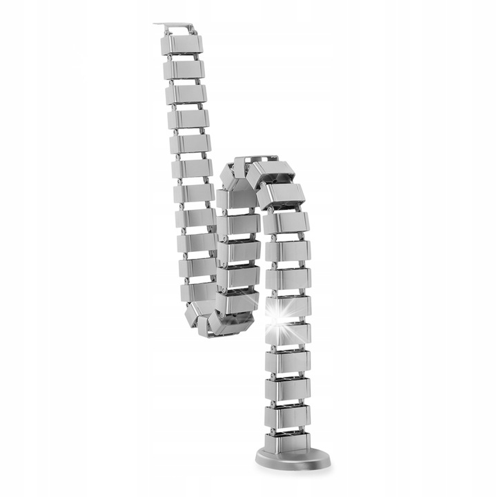 Органайзер за кабели Spacetronik SPK-180, 30 модула, сив, 107x129x1285mm