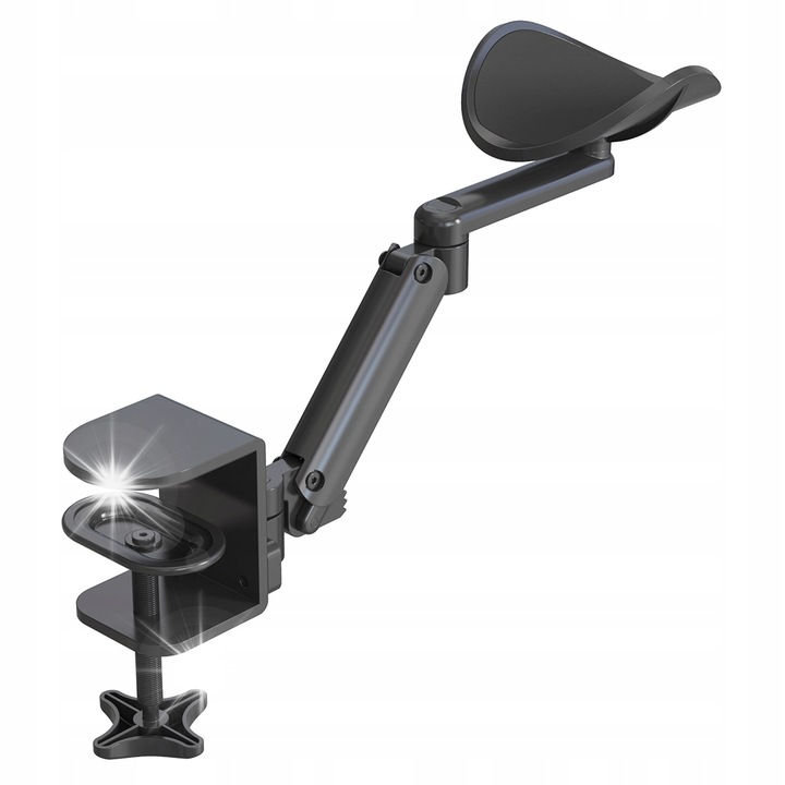 Spacetronik állítható alumínium fekete laptop állvány