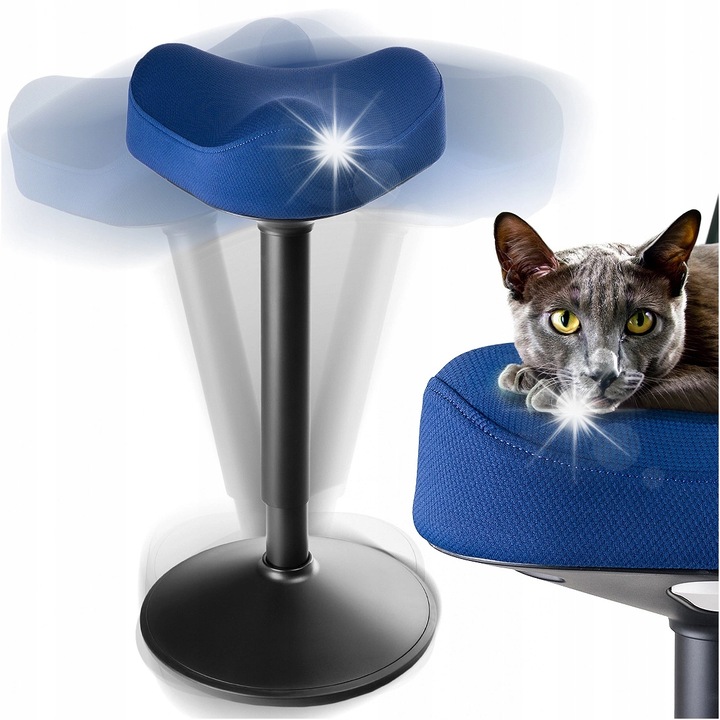 Ergonomikus állítható bárszék 56-72cm Forgatható 136kg Spacetronik