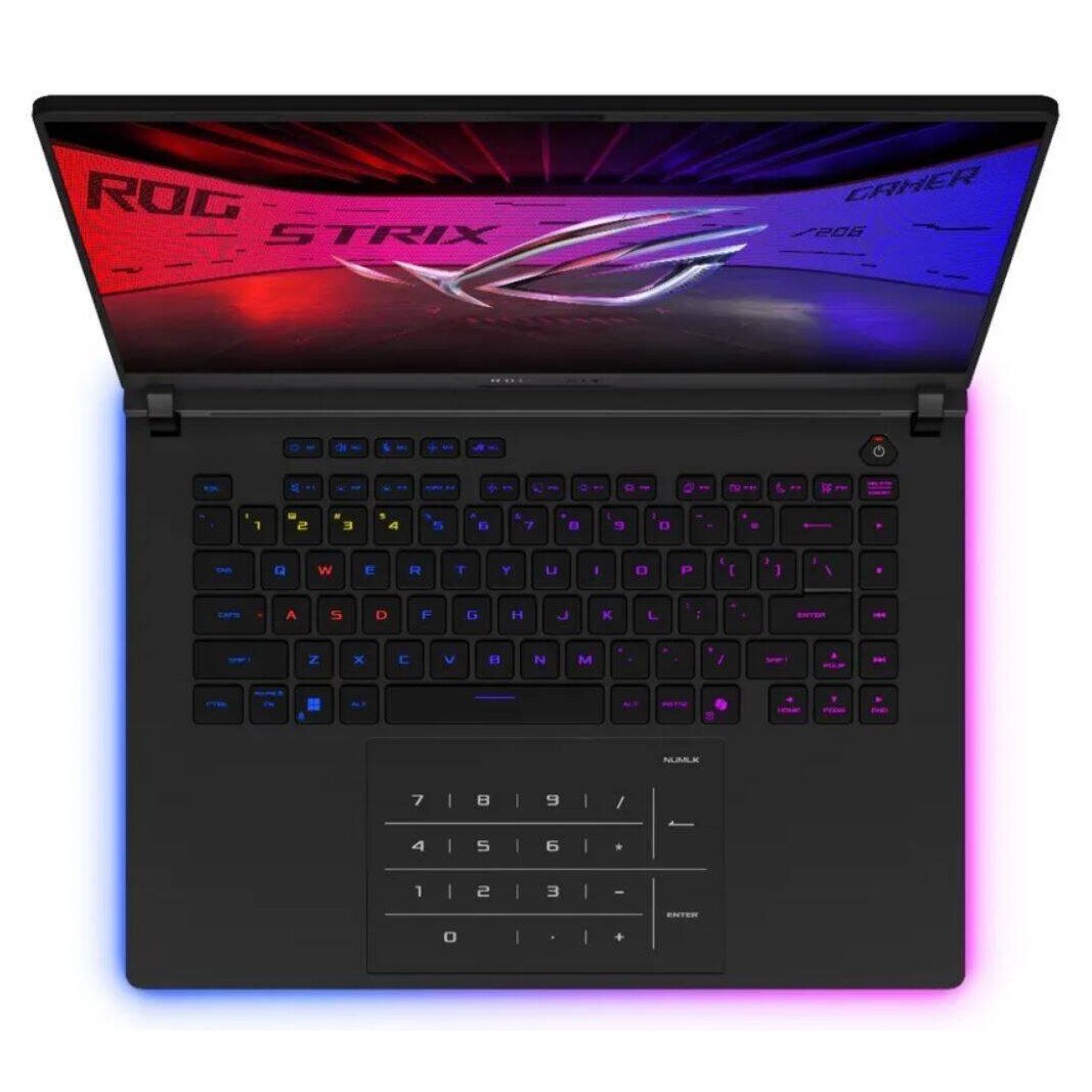 Laptop ASUS ROG Strix G16 G615LR-U7161W Ultra 7-255HX 16inch 240Hz 2.5K 16GB 1TB Windows11 Home RTX5070Ti Negru