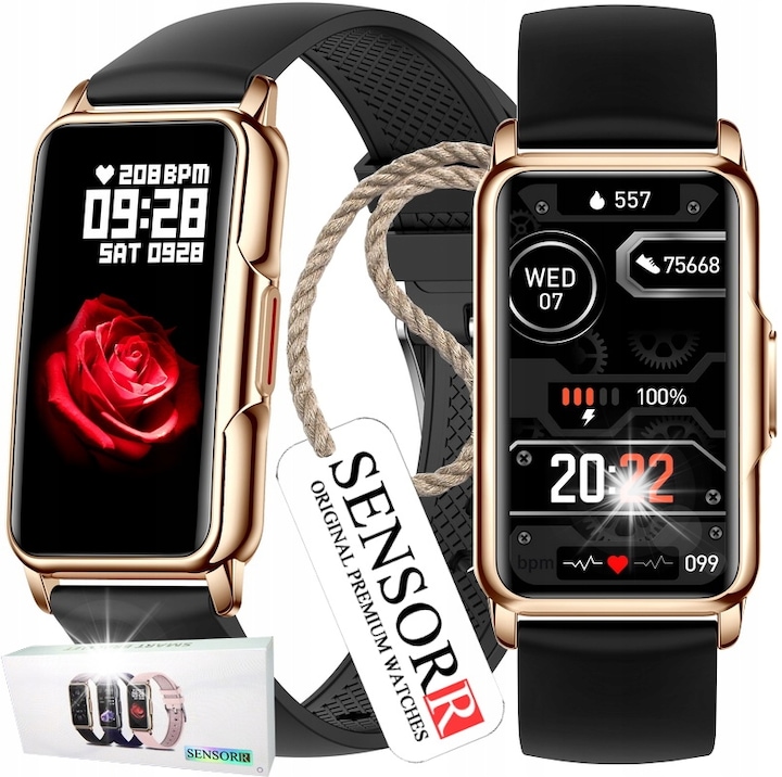 Smartwatch, Pacific, Alb/Roz