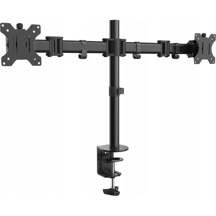 Стойка за 2 LED/LCD монитора Stell, 13-27", Черен, Макс. 16 кг
