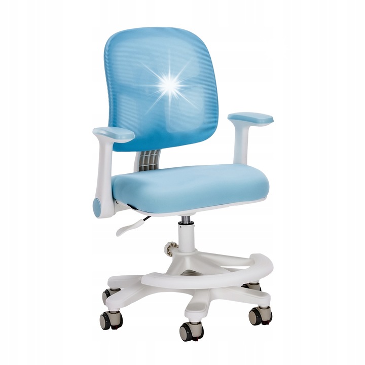 Офис стол Spacetronik, модел Chlopiece, регулируем 46-57 см, син