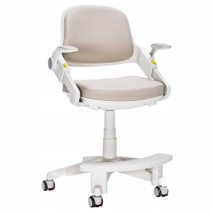 Офис стол Spacetronik, въртящ се, с поставка за крака, сив