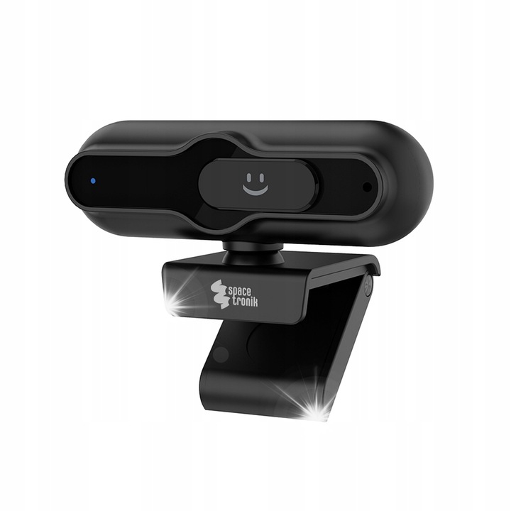 Уеб камера 4K с микрофон, Spacetronik, Plug & Play, USB-C, 90° ъгъл на виждане, 75.5x46.9x42.3mm
