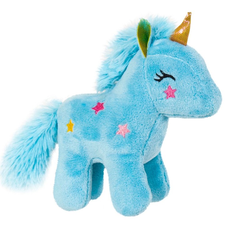 Плюшени играчки, Еднорог многоцветен, 13см