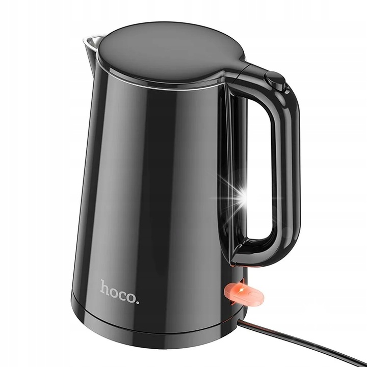 Ceainic electric Sencor, 1L, 2000W, inox, argintiu, baza rotativa 360