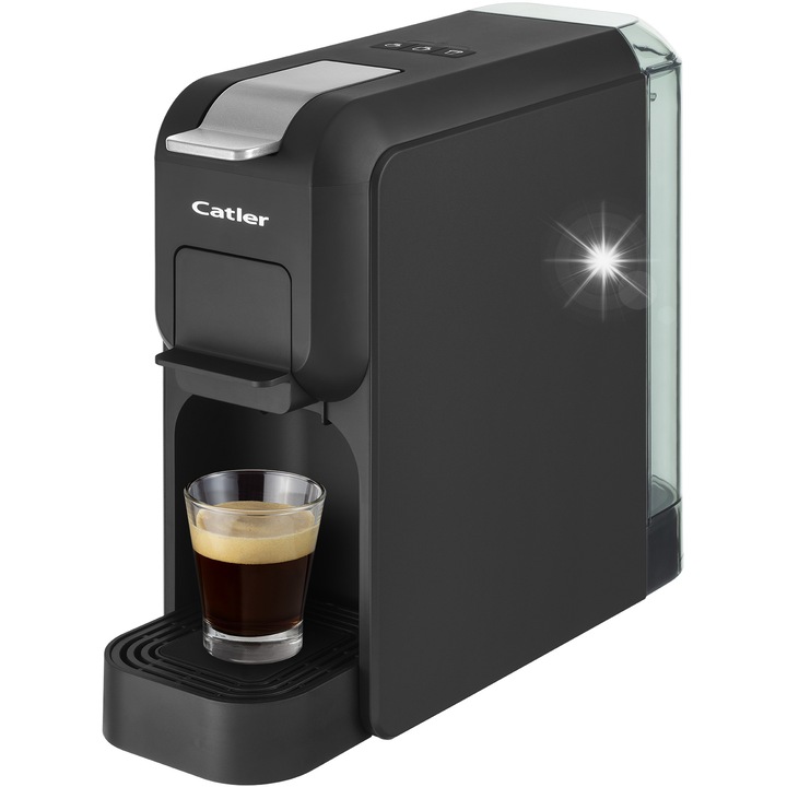 Espressor CASO Aroma Sense, 10 cani, design elegant, 1,25L, negru