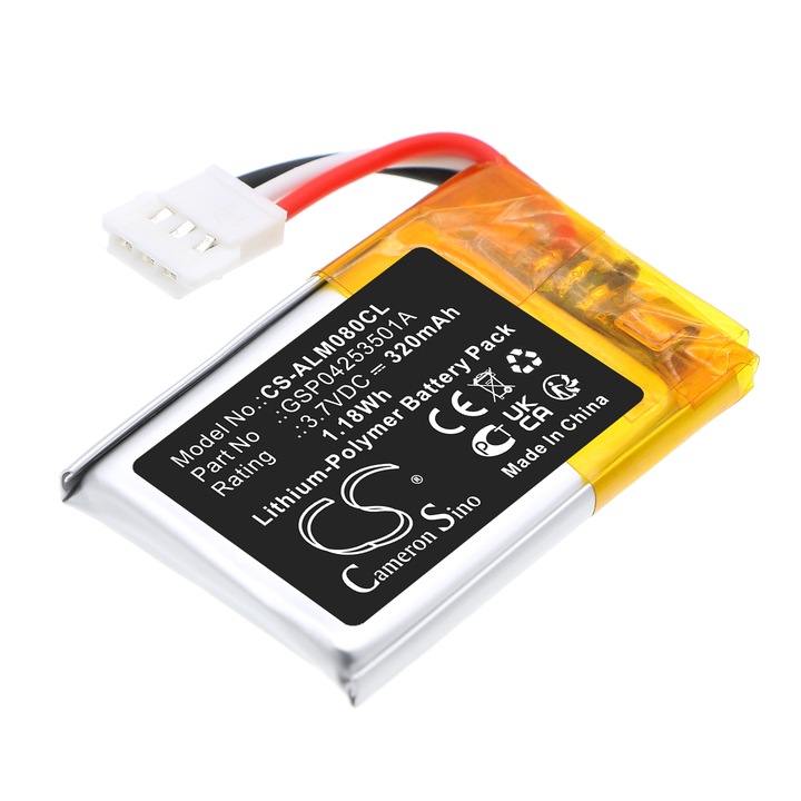 Baterie TECHTEK CS-ALM080CL Li-Polymer 320mAh