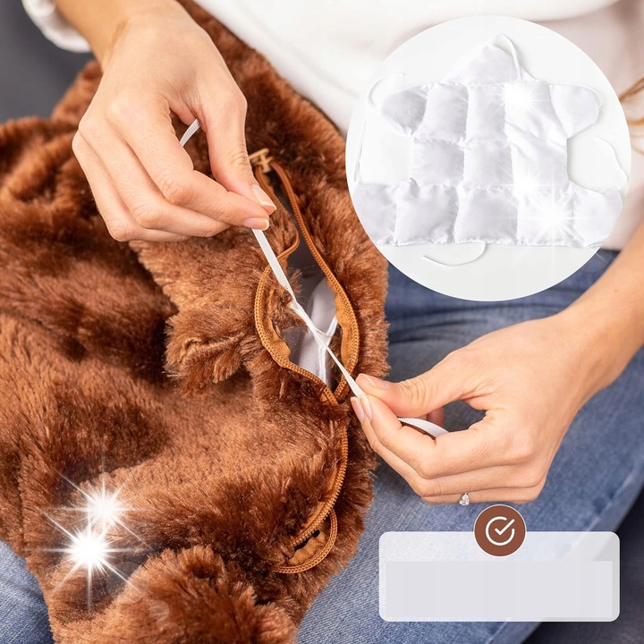 Плюшен за релакс за деца, 55x35см, 2.3кг, многоцветен, без марка