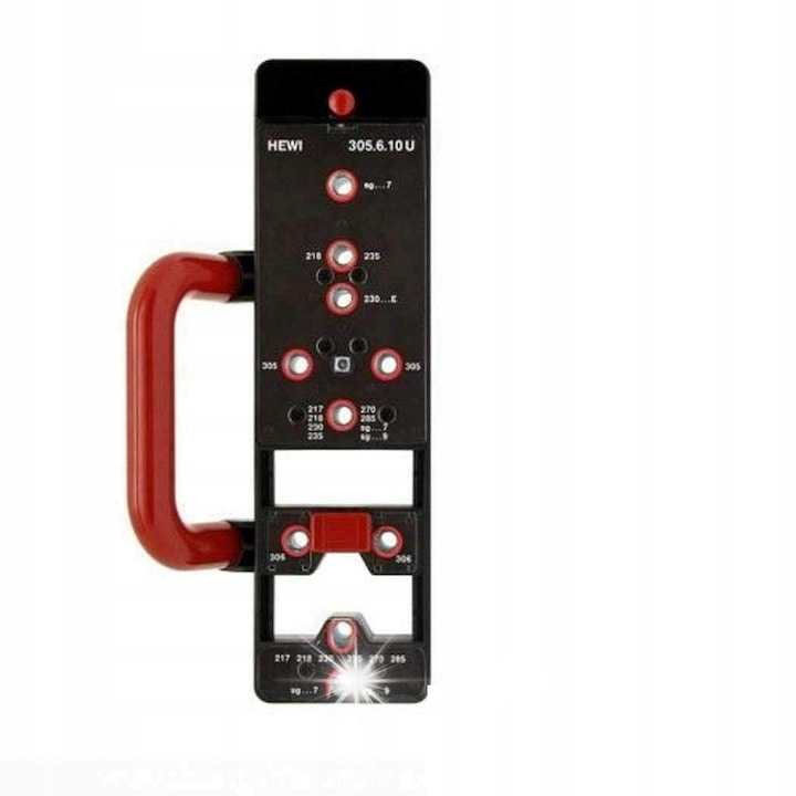 Sablon fúrókészlet Hewi 305.6.10U, poliamid, állítható méretek 42-92mm és 50-100mm