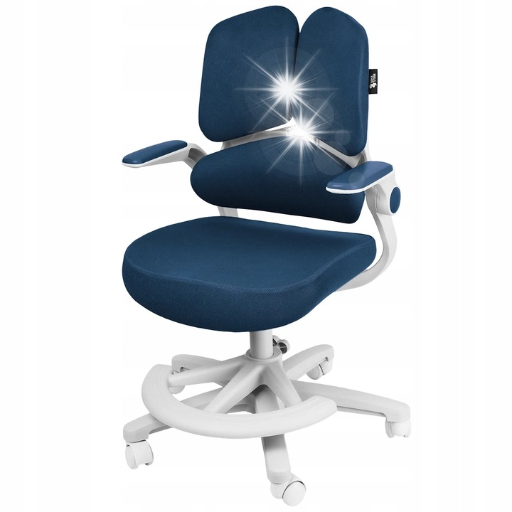 Ергономичен офис стол Spacetronik, регулируем 91-102 см, лумбална опора