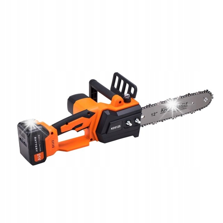 Láncfűrészek Kraft&Dele, KD5125 modell, 2x21V 4Ah, 12 hüvelyk, komplett készlet