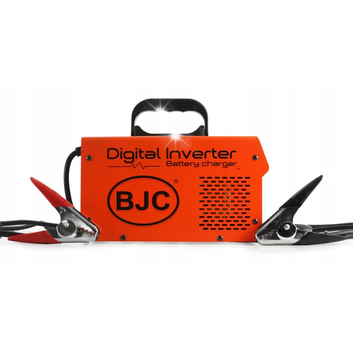 BJC BC-600 autóakkumulátor töltő, 12V/24V, 600A, 80A, 30x12x18cm