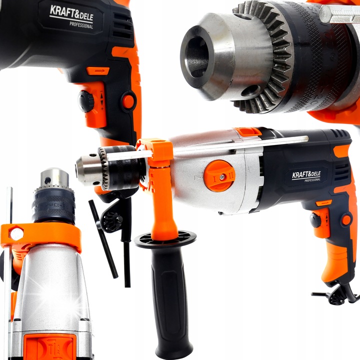 Бормашина Kraft&Dele KD1688, 1700W, 2 скорости, 2800rpm, 2м кабел, 3,1кг