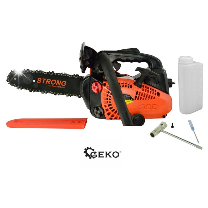 Láncfűrész John Gardener G82005, 1.5KM, 10" (25cm), rezgéscsillapító rendszer, benzinmotoros