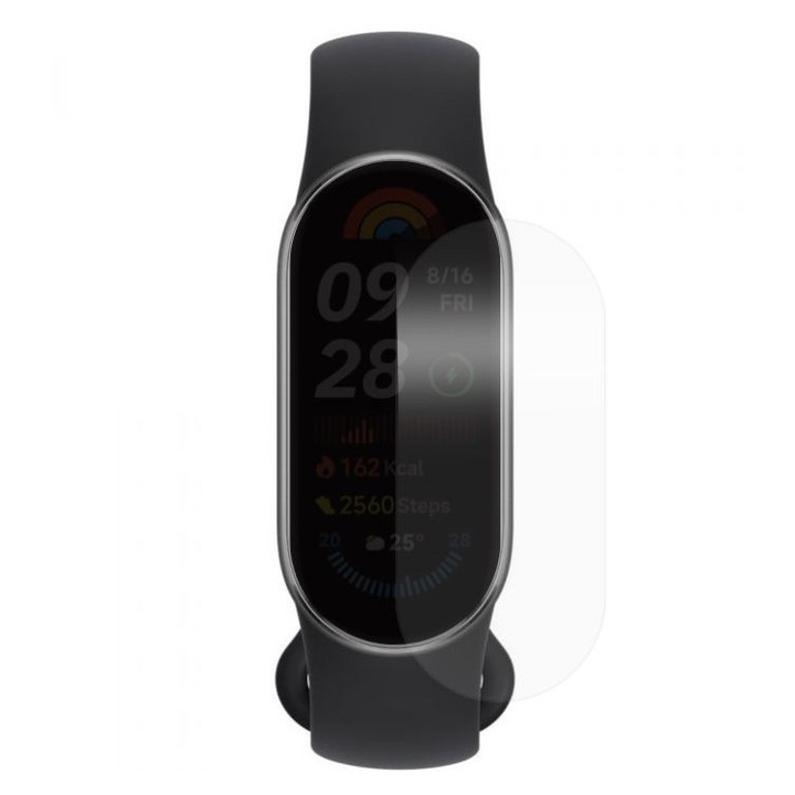 Folie protectie, pentru Xiaomi Smart Band 8 protectie ecran, din silicon
