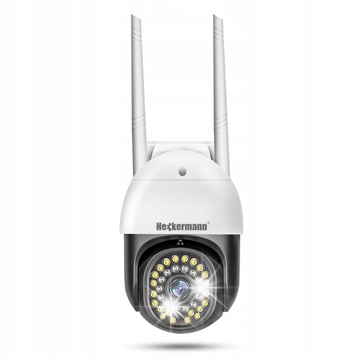 Heckermann C19 kültéri, forgatható, 3MP, WiFi, vízálló, kétirányú hangátvitelű megfigyelő kamera