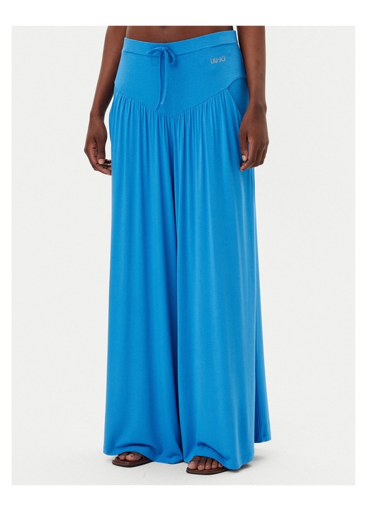 Pantaloni dama Liu Jo, largi, albastru