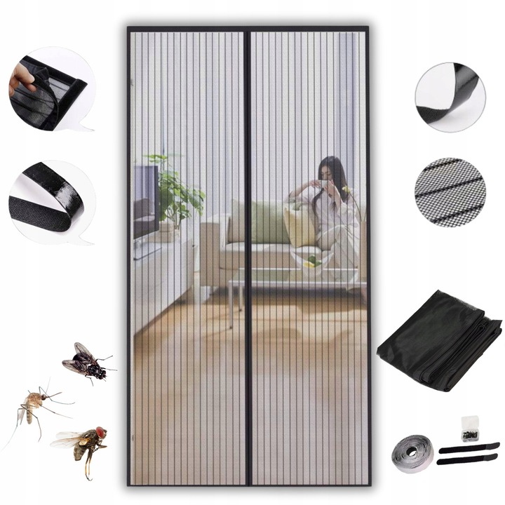 Plasa de tantari pentru usa 90 cm x 210