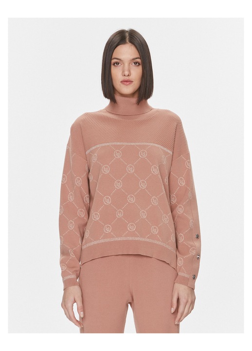 Cardigan dama, Liu Jo, maro, 53% viscoza, 32% poliester, 9% poliamida, 6% fibra metalica, L INTL