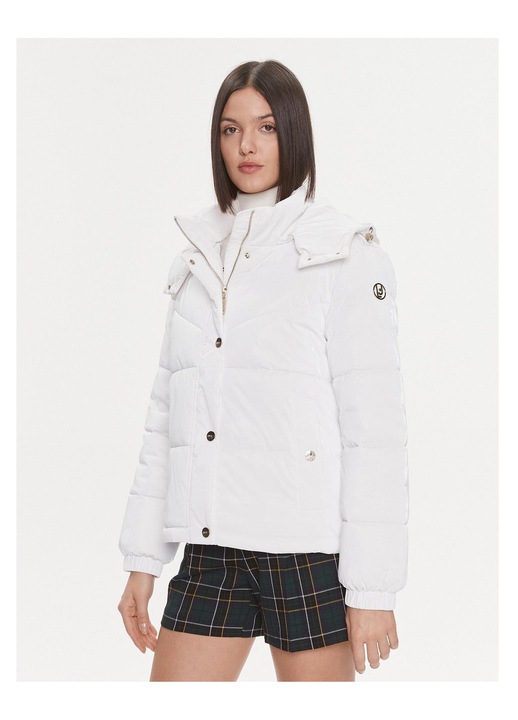 Geaca de iarna pentru femei, liu jo sport, Poliester, L INTL, Alb, L INTL