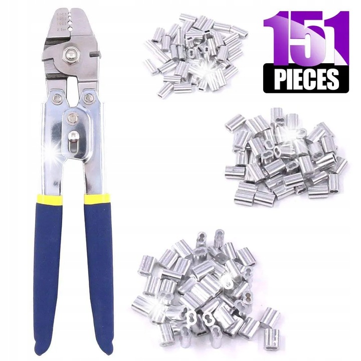 WORKPRO 7 az 1-ben fogó, krimpelő, vágó, 1,3-2,6 mm, ergonomikus