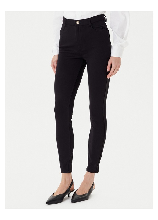 Pantaloni dama, Liu Jo, viscoza, negru, Negru, L