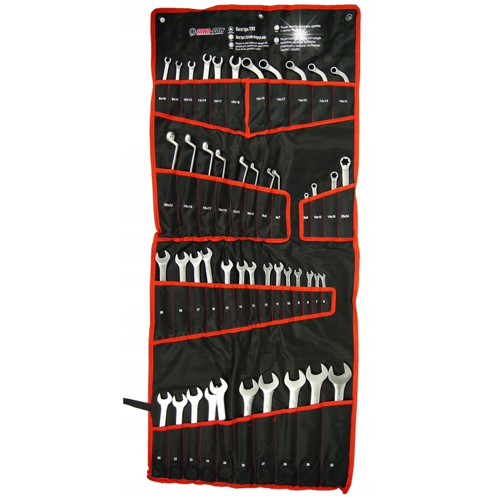 Mar-Pol 47 darabos csillag-villáskulcs készlet, TORX kulcsok, méretek 6-32mm, kompakt tok