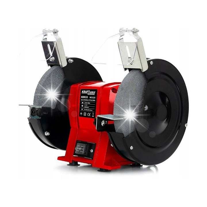 Настолен шлайф Kraft&Dele, 150 мм, 1550 W, 2x камък, 230 V, 130x140 мм