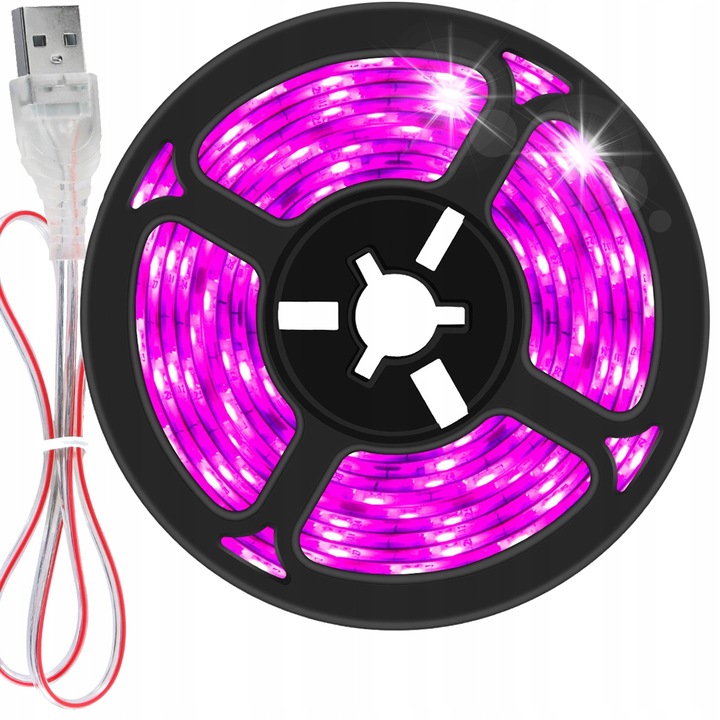 Banda LED, Heckermann, 3m, 180 LED, spectru complet, IP65