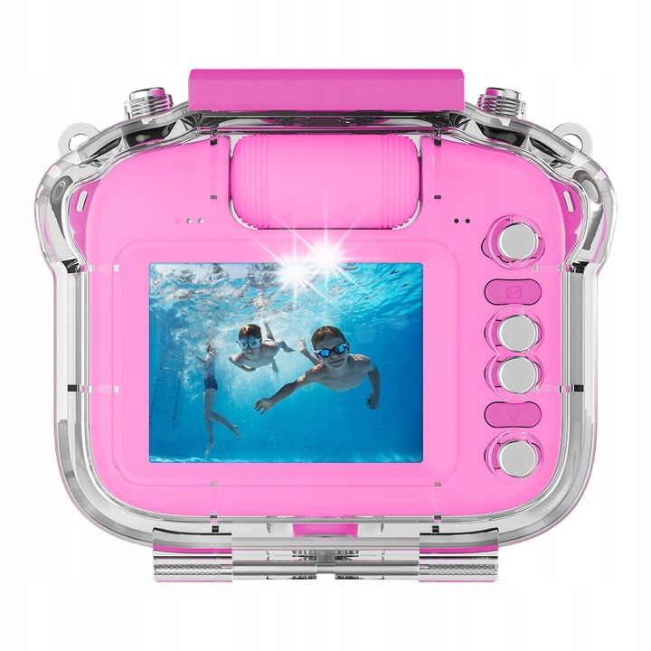 Aparat foto digital pentru copii GoGEN Aqua Foto, 12 MP, Full HD, waterproof, 5x zoom, albastru